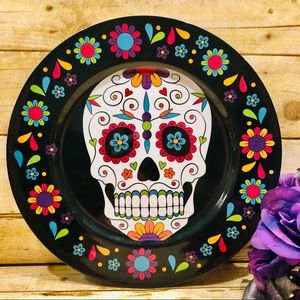 Day of the Dead Set of Charger Plates